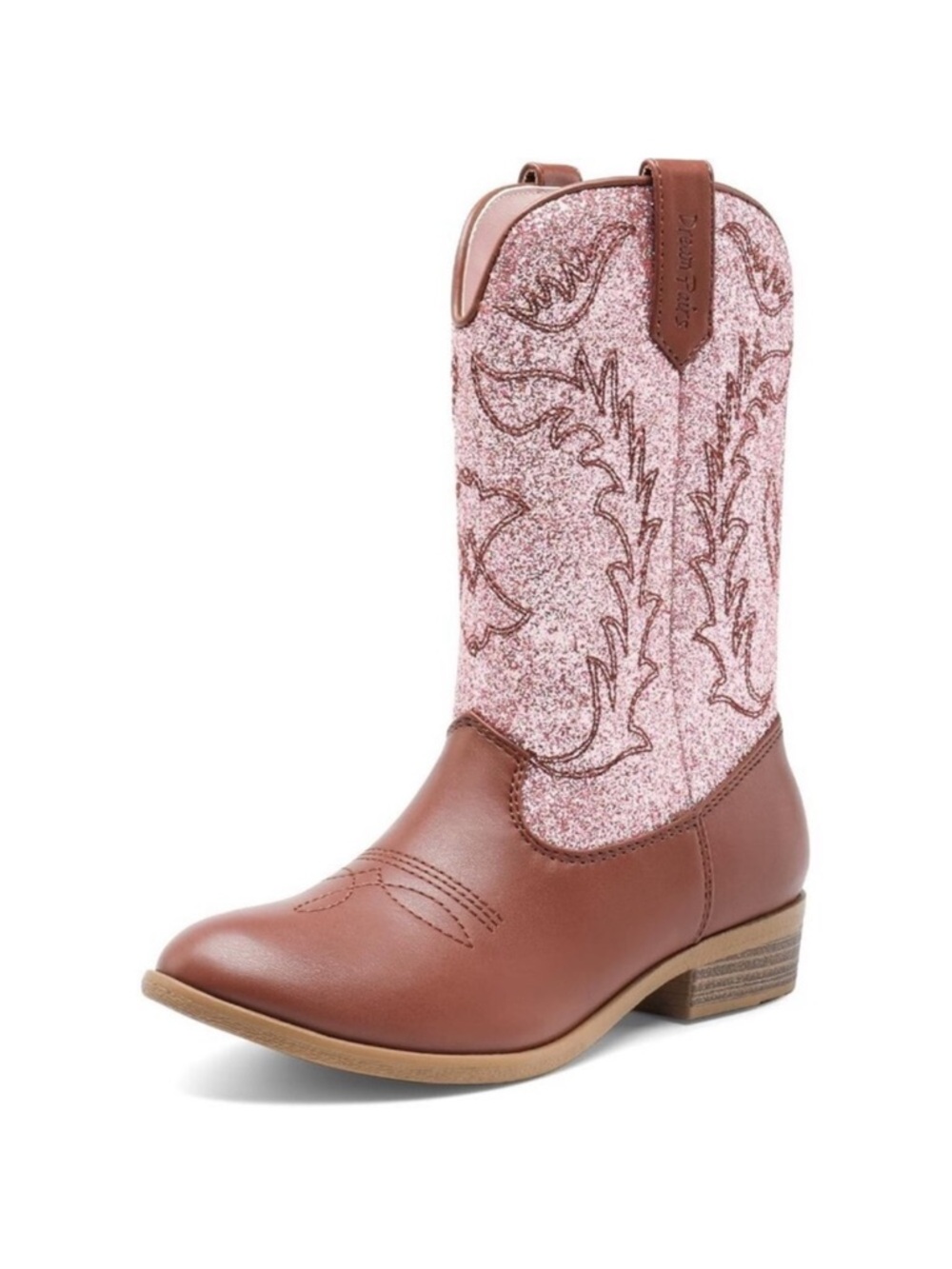 Girls Cowgirl Western Boots Mid Calf Riding Little Big Kid